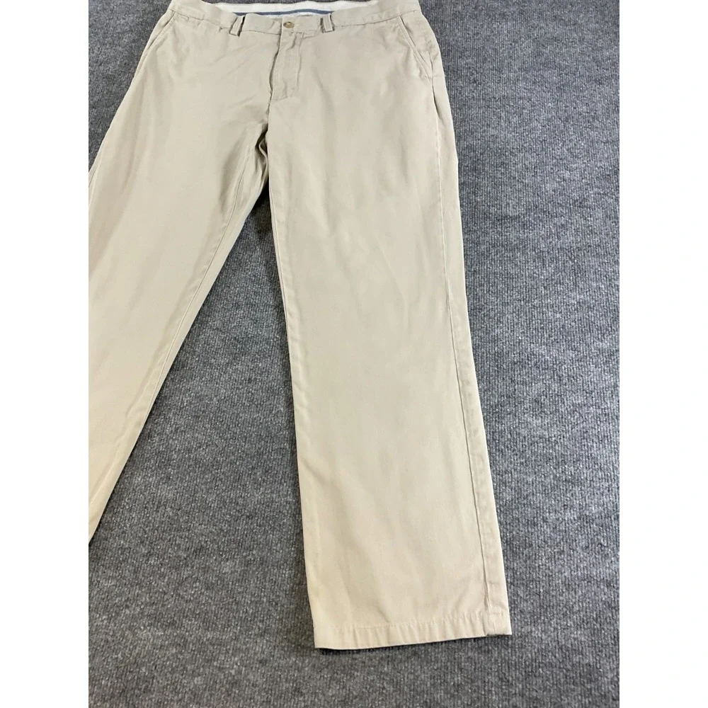 Polo Ralph Lauren Classic Fit Chino Pants 35x30 Khaki Beige Straight Leg Cotton